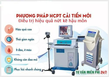 Phương pháp HCPT chữa nứt kẽ hậu môn an toàn 