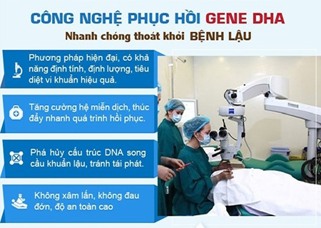 Phương pháp phục hồi gen DHA chữa bệnh lậu hiệu quả