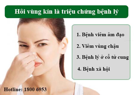 Hôi vùng kín cẩn thận bệnh lý