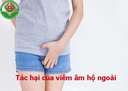 tác hại của viêm âm hộ ngoài