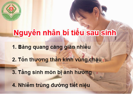 Bí tiểu sau sinh do nhiều nguyên nhân