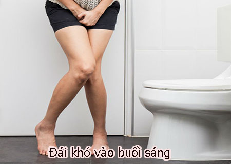 đái khó vào buổi sáng